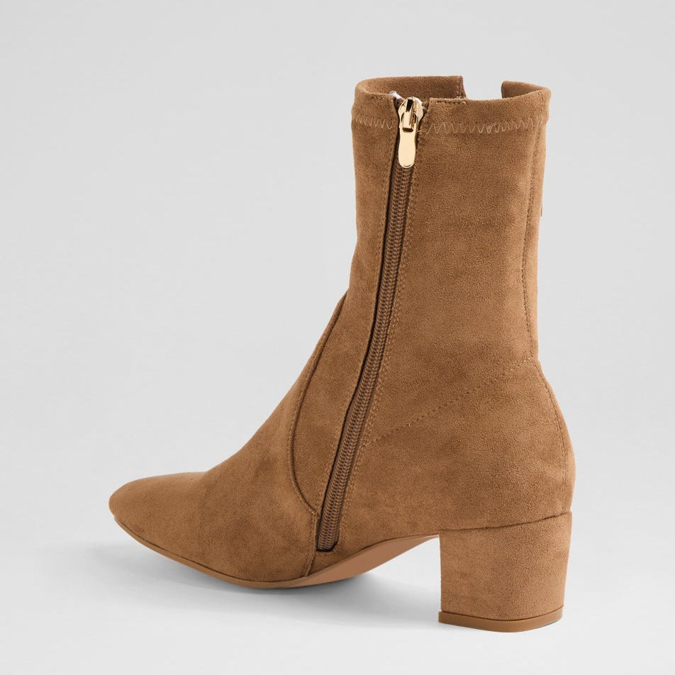 DJANGO & JULIETTE HARISS LT CHOC - Women Boots - Collective Shoes 