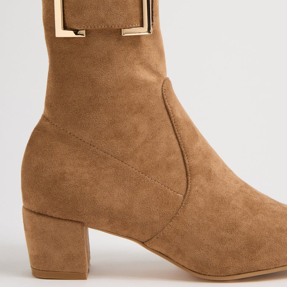 DJANGO & JULIETTE HARISS LT CHOC - Women Boots - Collective Shoes 