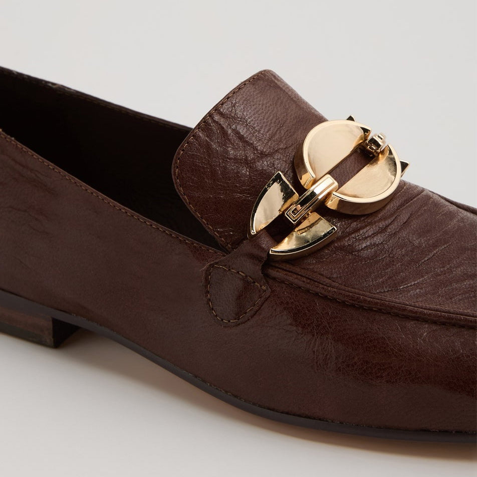 DJANGO & JULIETTE ILYSA COGNAC - Women Loafers - Collective Shoes 