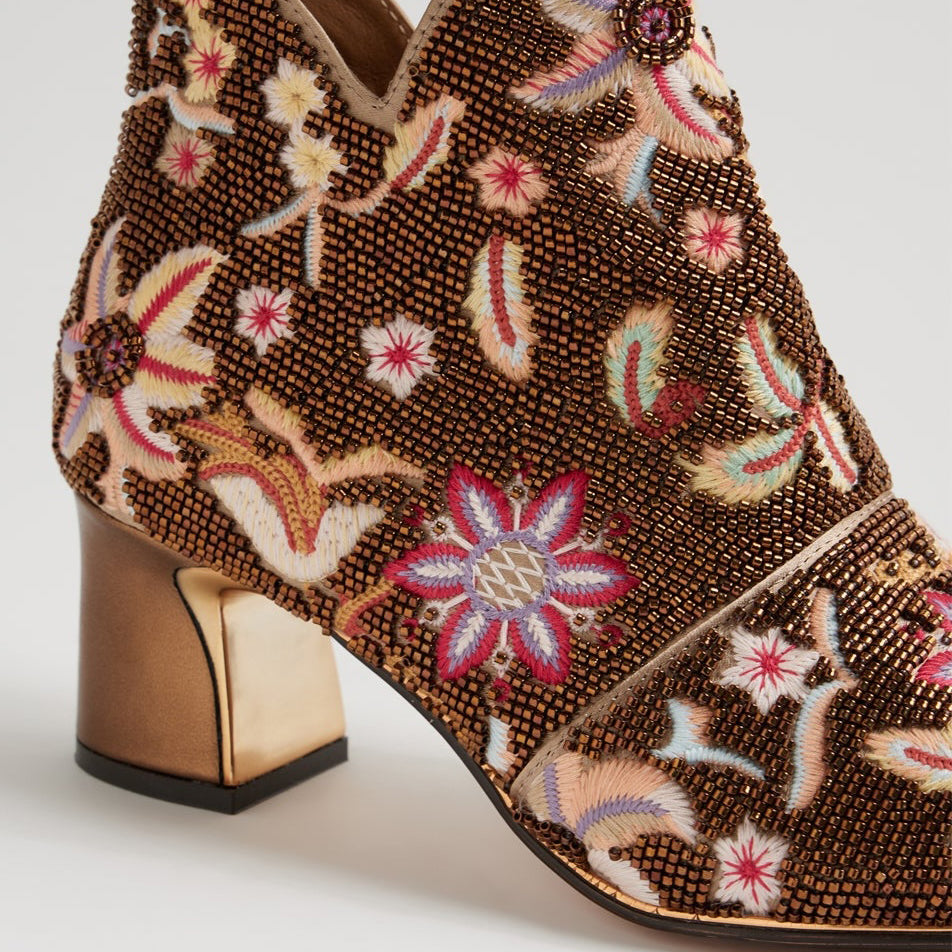 DJANGO & JULIETTE JIKES BRONZE - Women Boots - Collective Shoes 