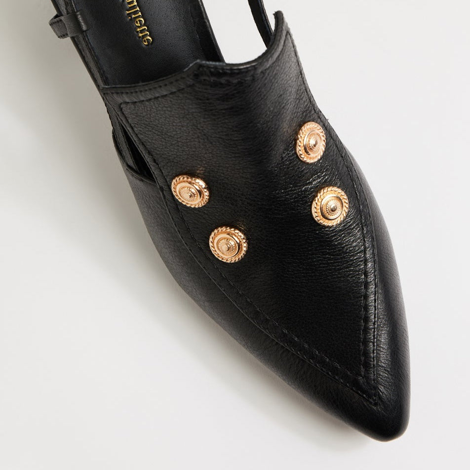 DJANGO & JULIETTE MILLSO BLACK - Women Heels - Collective Shoes 
