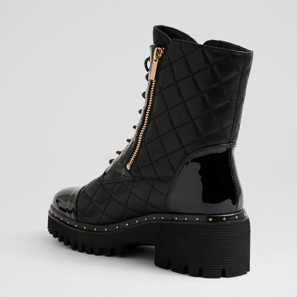 DJANGO & JULIETTE OWEMMIA BLACK - Women Boots - Collective Shoes 