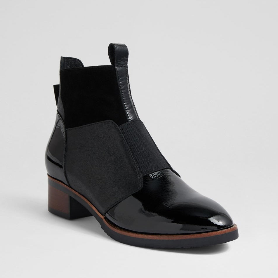 DJANGO & JULIETTE TRAIGS BLACK - Women Boots - Collective Shoes 