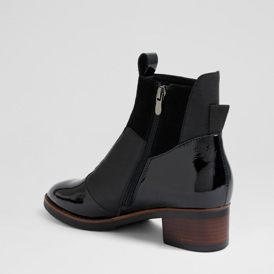 DJANGO & JULIETTE TRAIGS BLACK - Women Boots - Collective Shoes 
