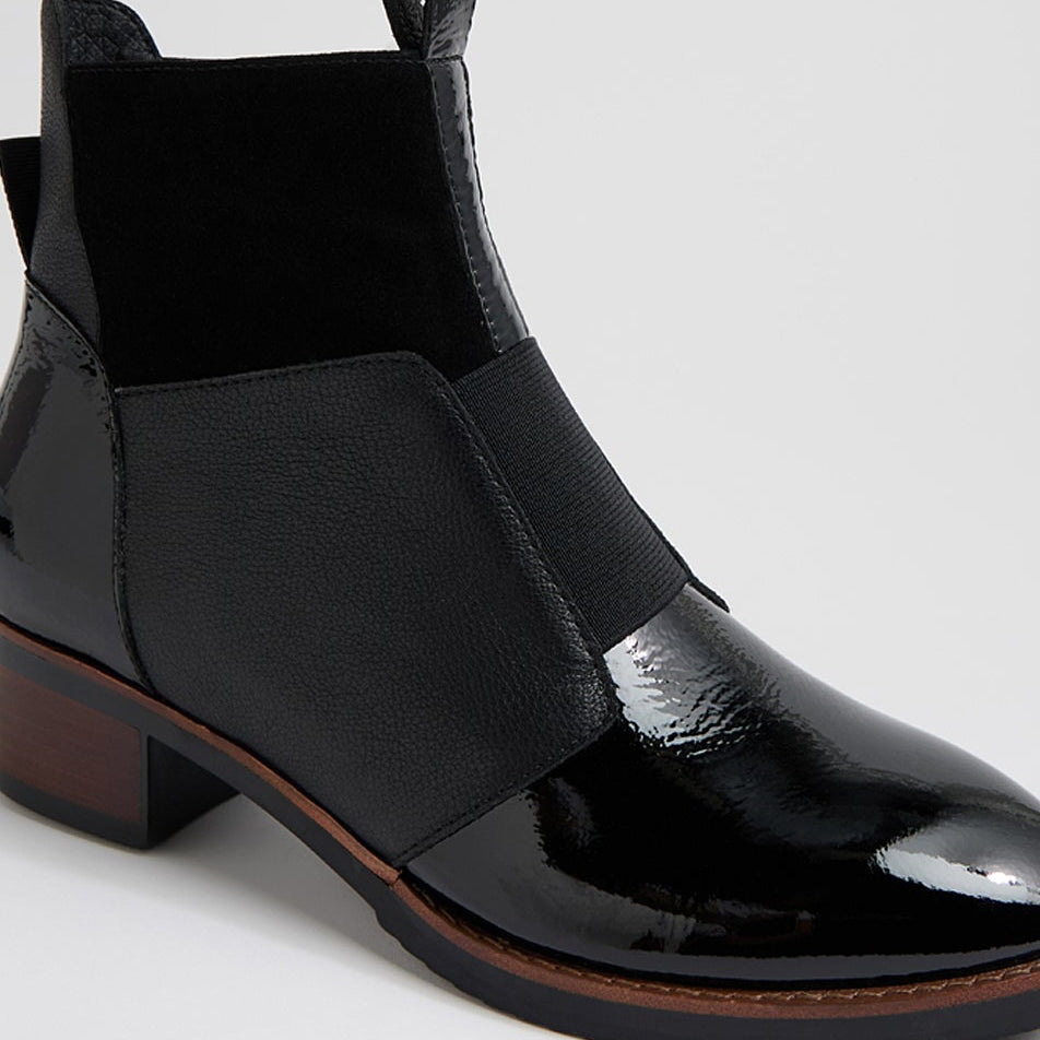 DJANGO & JULIETTE TRAIGS BLACK - Women Boots - Collective Shoes 