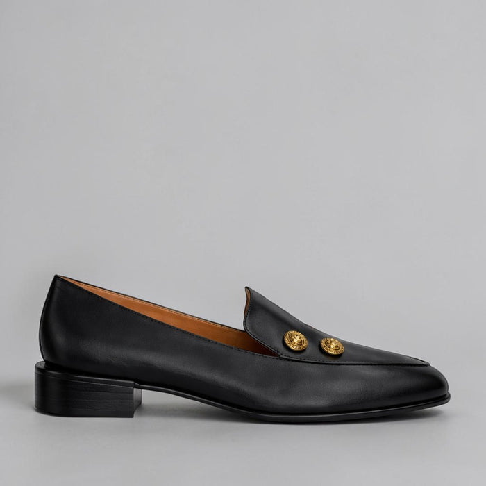 DJANGO & JULIETE EMBLAS BLACK - Women Loafers - Collective Shoes 
