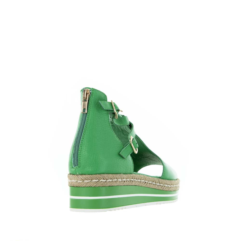 DJANGO & JULIETTE ALEXYS EMERALD - Women Sandals - Collective Shoes 