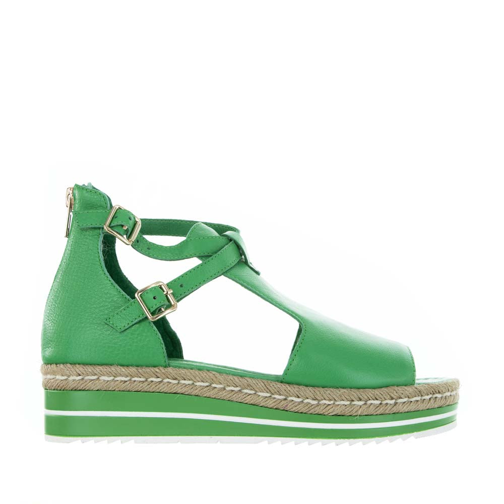 DJANGO & JULIETTE ALEXYS EMERALD - Women Sandals - Collective Shoes 