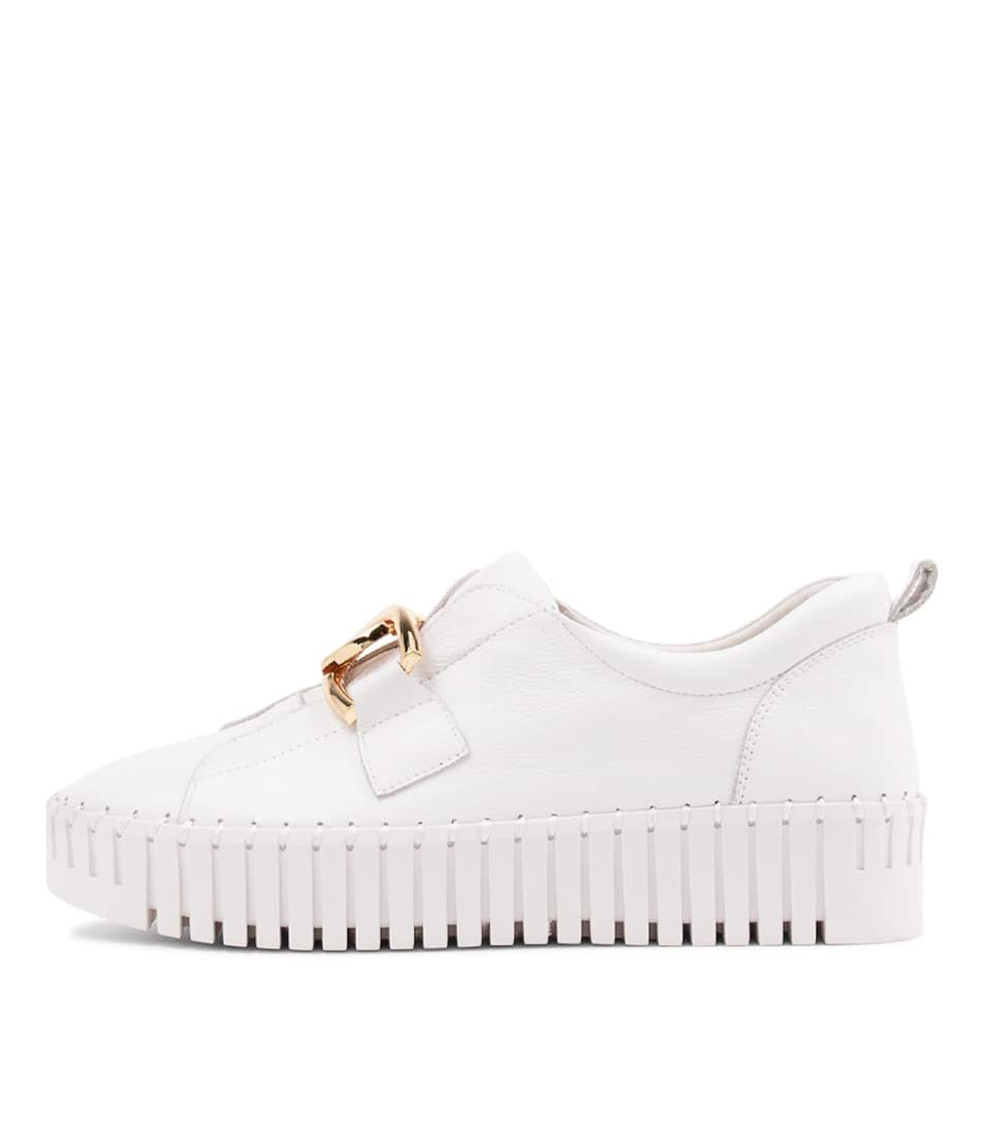 DJANGO & JULIETTE BAGE WHITE - Women Slip On - Collective Shoes 