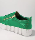Load image into Gallery viewer, DJANGO & JULIETTE BUMP EMERALD PATENT - Women sneakers - Collective Shoes 
