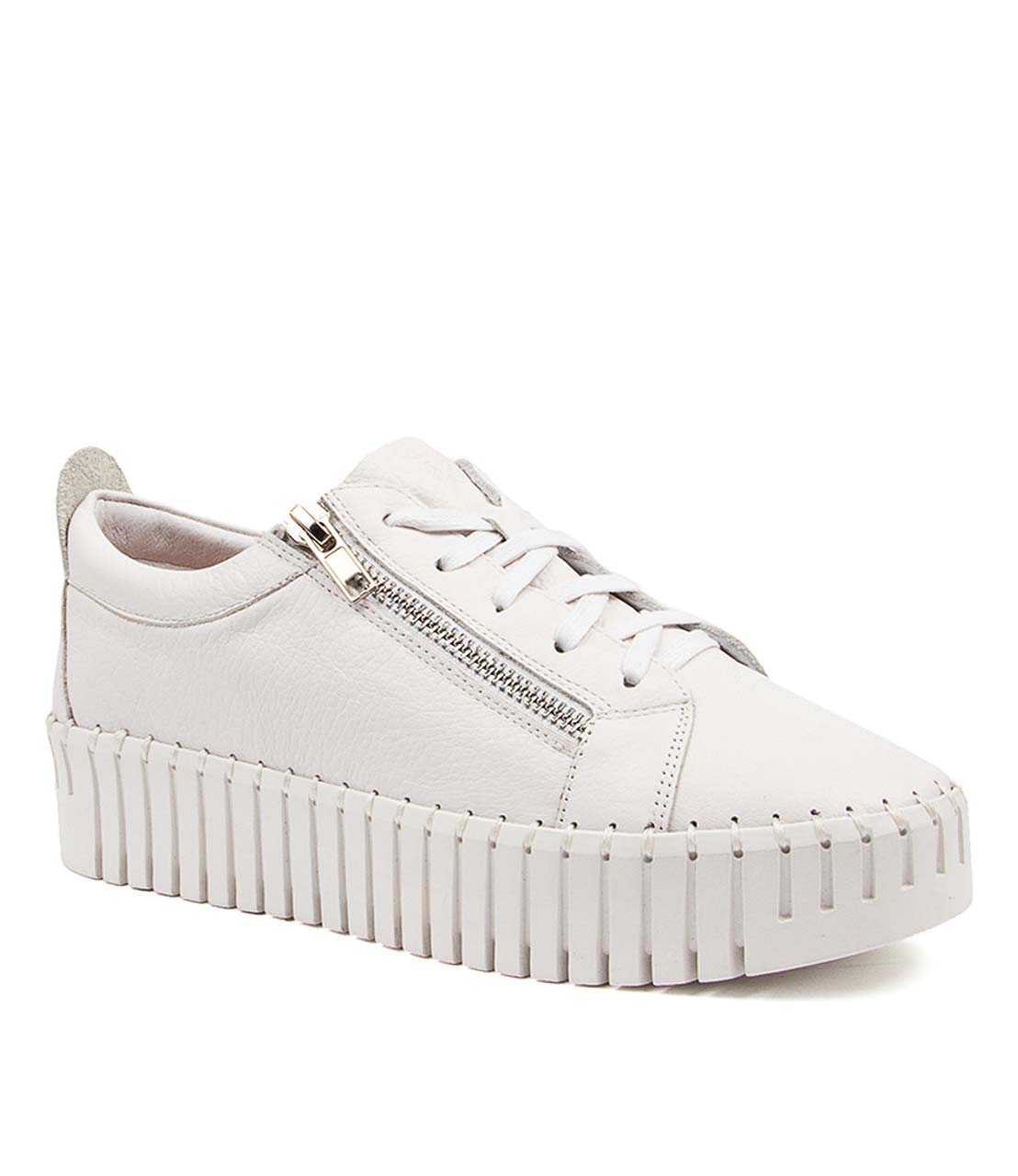 DJANGO & JULIETTE BUMP WHITE - Women sneakers - Collective Shoes 