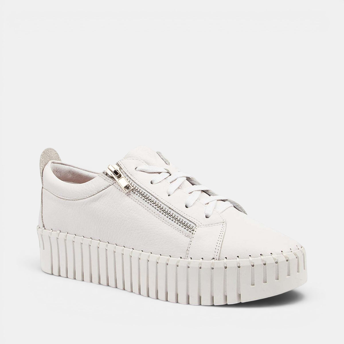 DJANGO & JULIETTE BUMP WHITE - Women Sneakers - Collective Shoes 
