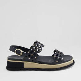 DJANGO & JULIETTE CAROLA BLACK - Women Sandals - Collective Shoes 