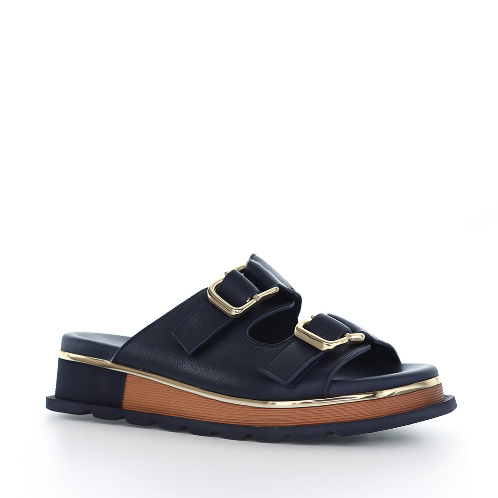 DJANGO & JULIETTE CHABLIS NAVY - Women Slides - Collective Shoes 