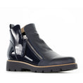 Load image into Gallery viewer, DJANGO & JULIETTE DOTTIZ NAVY PATENT - Women Boots - Collective Shoes 
