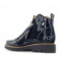 Load image into Gallery viewer, DJANGO & JULIETTE DOTTIZ NAVY PATENT - Women Boots - Collective Shoes 
