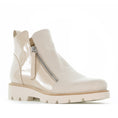 Load image into Gallery viewer, DJANGO & JULIETTE DOTTIZ VANILLA OATMEAL PATENT - Women Boots - Collective Shoes 
