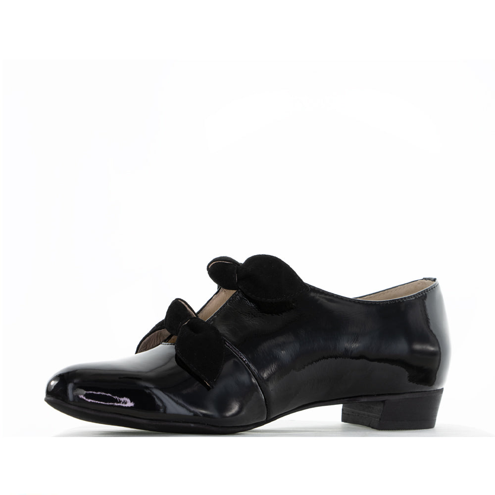 DJANGO & JULIETTE ELMAS BLACK PATENT - Women Heels - Collective Shoes 