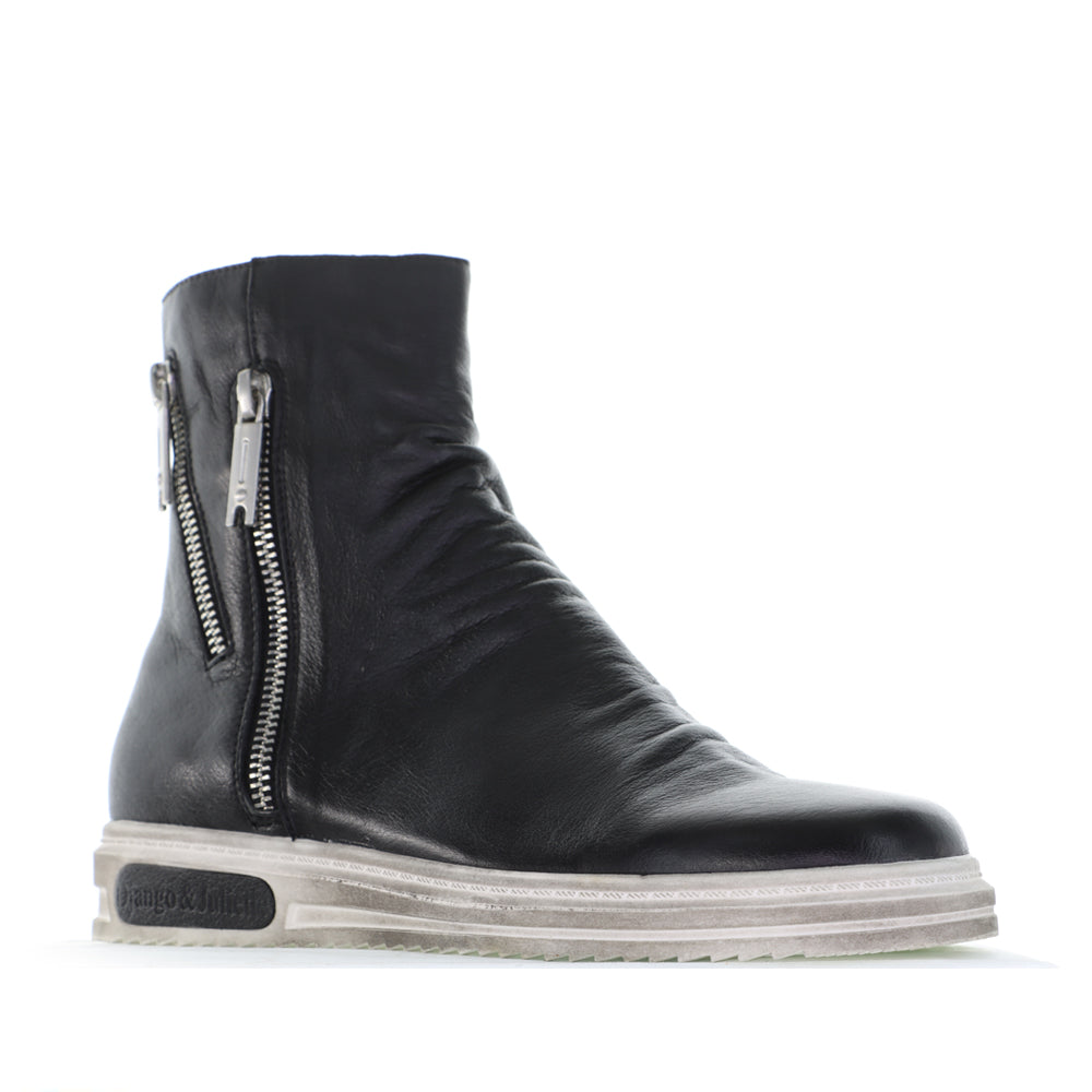 DJANGO & JULIETTE JAMILA BLACK WHITE - Women Boots - Collective Shoes 