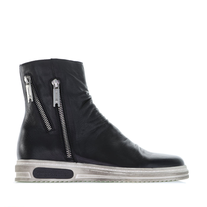 DJANGO & JULIETTE JAMILA BLACK WHITE - Women Boots - Collective Shoes 