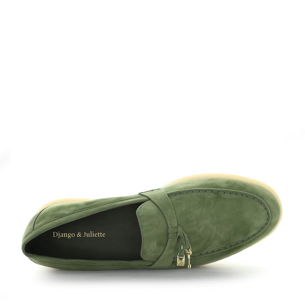 DJANGO & JULIETTE LYDEA OLIVE - Women Loafers - Collective Shoes 