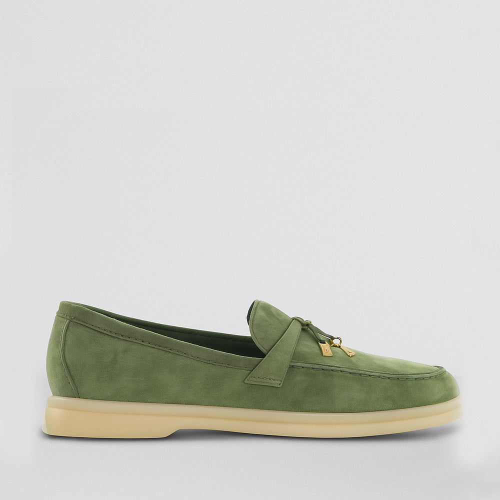 DJANGO & JULIETTE LYDEA OLIVE - Women Loafers - Collective Shoes 