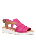 Load image into Gallery viewer, DJANGO & JULIETTE MADIS FUCHSIA DK TAN - Women Sandals - Collective Shoes 
