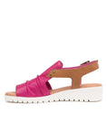 Load image into Gallery viewer, DJANGO & JULIETTE MADIS FUCHSIA DK TAN - Women Sandals - Collective Shoes 
