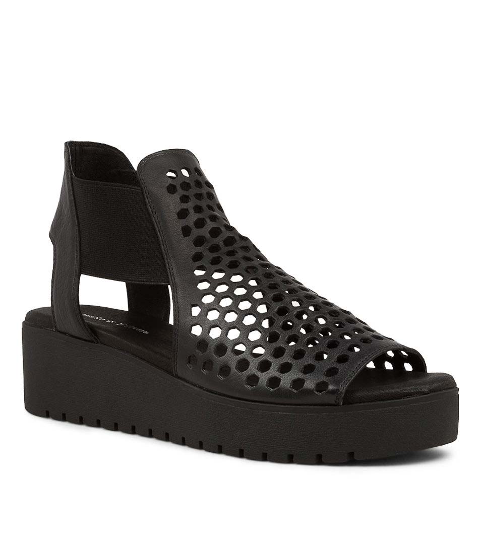 DJANGO & JULIETTE ODEYA BLACK - Women Sandals - Collective Shoes 