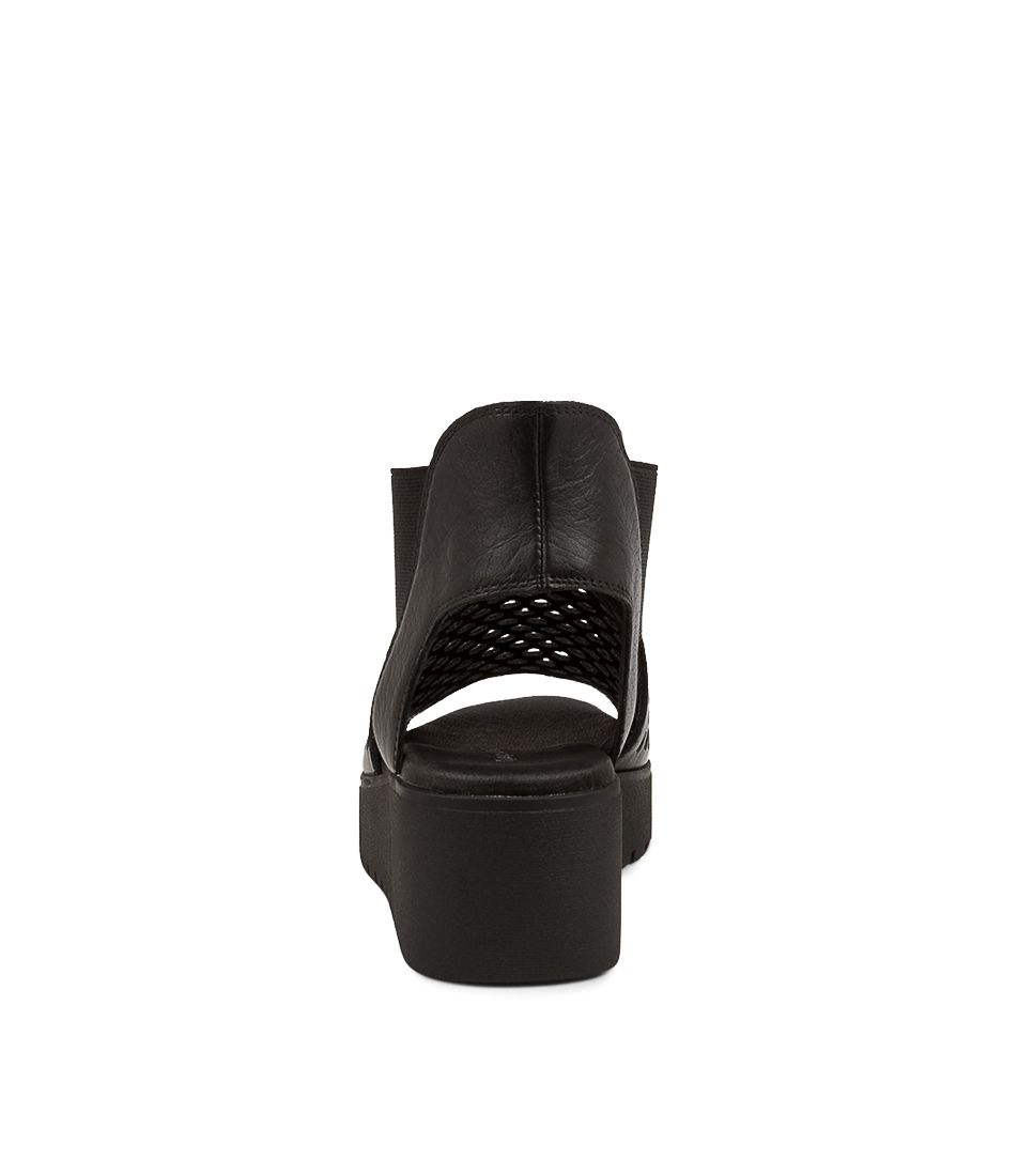 DJANGO & JULIETTE ODEYA BLACK - Women Sandals - Collective Shoes 
