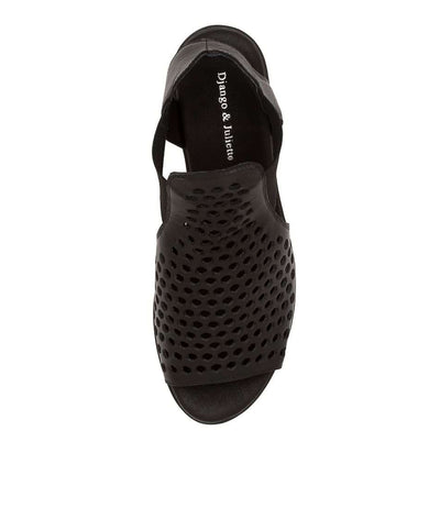 DJANGO & JULIETTE ODEYA BLACK - Women Sandals - Collective Shoes 