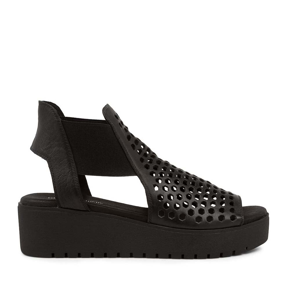 DJANGO & JULIETTE ODEYA BLACK - Women Sandals - Collective Shoes 
