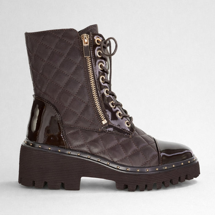 DJANGO & JULIETTE OWEMMIA CHOCOLATE - Women Boots - Collective Shoes 