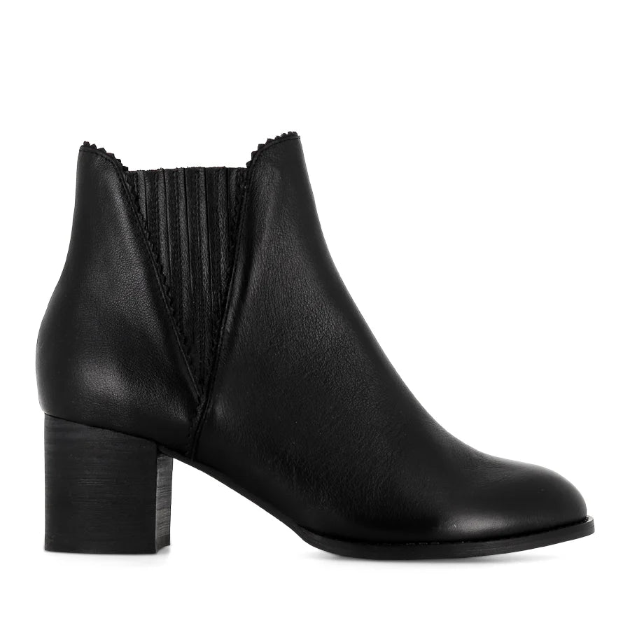 DJANGO & JULIETTE SANITY BLACK BLACK HEEL - Women Boots - Collective Shoes 