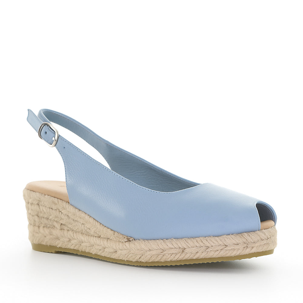 DJANGO & JULIETTE SANIARLY DENIM NATURAL - Women Sandals - Collective Shoes 
