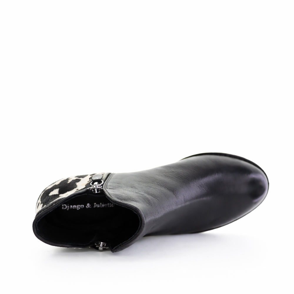DJANGO & JULIETTE SHIANNELY BLACK PONY - Women Boots - Collective Shoes 