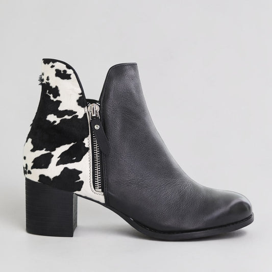 DJANGO & JULIETTE SHIANNELY BLACK PONY - Women Boots - Collective Shoes 