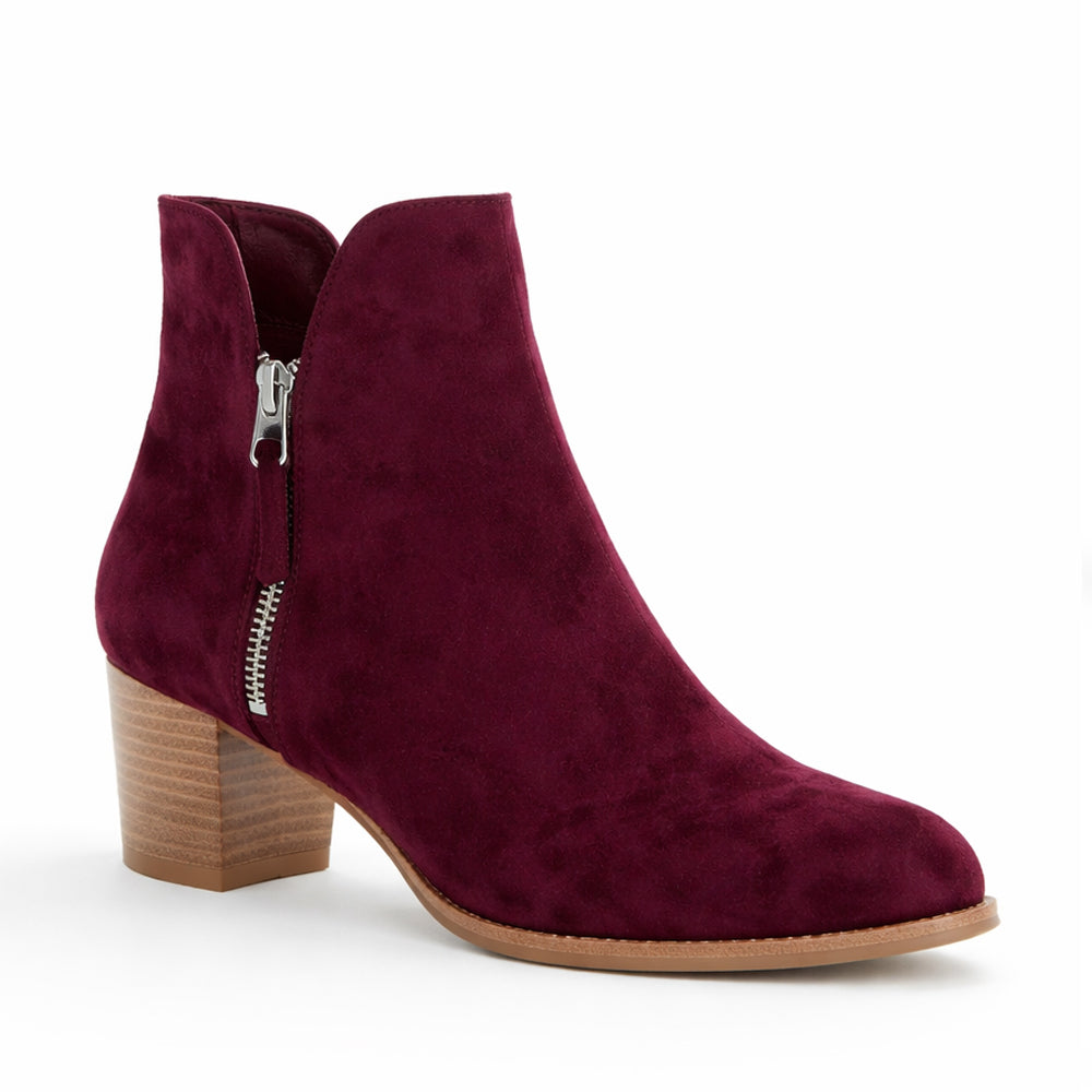 DJANGO & JULIETTE SHIANNELY BURGUNDY - Women Boots - Collective Shoes 