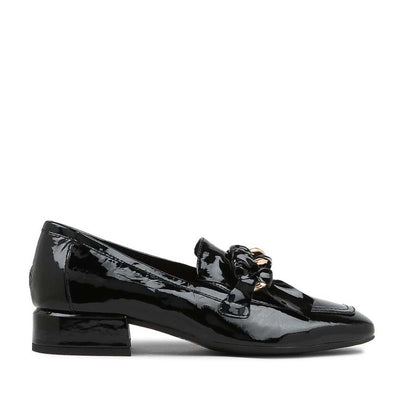 DJANGO & JULIETTE VISERYS BLACK PATENT - Women Loafers - Collective Shoes 