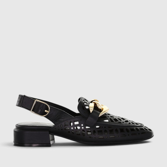 DJANGO & JULIETTE VOOPER BLACK - Women Sandals - Collective Shoes 