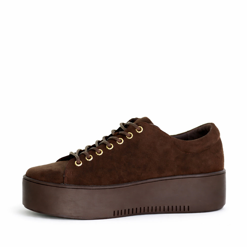 DJANGO & JULIETTE WOLFIE CHOCO SUEDE - Women sneakers - Collective Shoes 