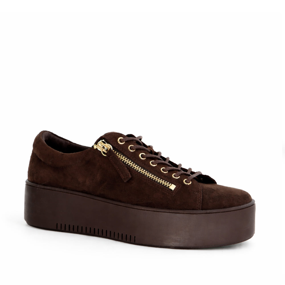 DJANGO & JULIETTE WOLFIE CHOCO SUEDE - Women sneakers - Collective Shoes 