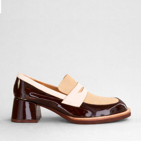 DJANGO & JULIETTE AMALAS CHOCO - IVORY - Women Heels - Collective Shoes 
