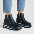 Load image into Gallery viewer, DJANGO & JULIETTE EVOL NAVY - Women Boots - Collective Shoes 
