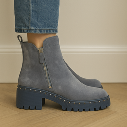 DJANGO & JULIETTE OSPOTT WASHED DENIM - Women Boots - Collective Shoes 