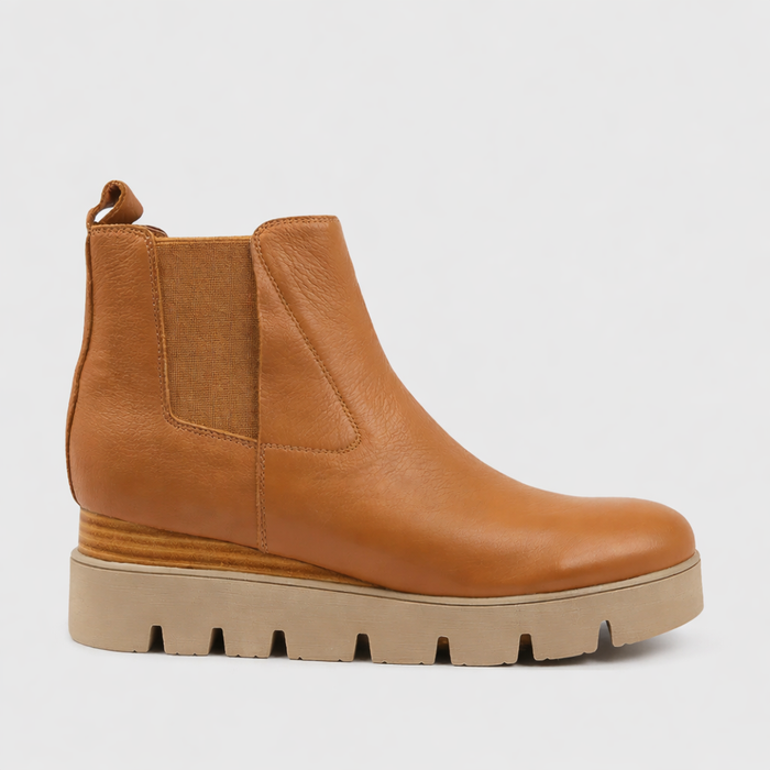 DJANGO & JULIETTE REVEL DARK TAN - Women Boots - Collective Shoes 