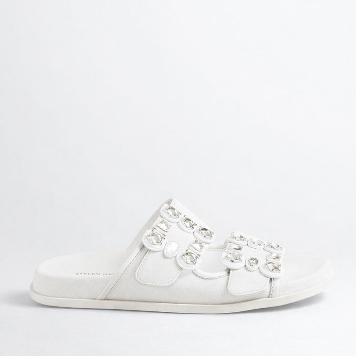 DJANGO & JULIETTE TOLINE WHITE MESH - Women slippers - Collective Shoes 