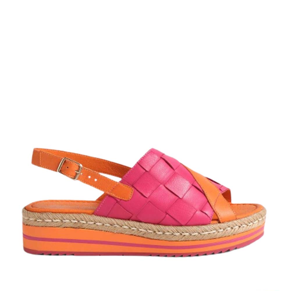 DJANGO & JULIETTE AMES ORANGE FUCHSIA - Women Sandals - Collective Shoes 