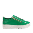 Load image into Gallery viewer, DJANGO & JULIETTE BUMP EMERALD PATENT - Women sneakers - Collective Shoes 
