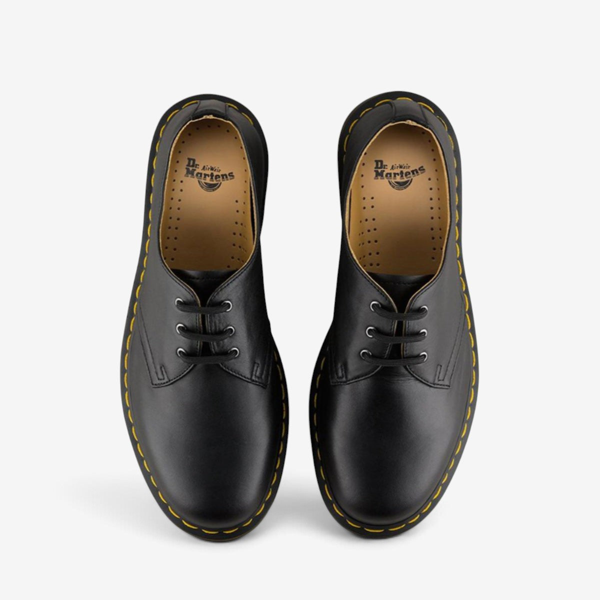 DR MARTENS 1461 3 EYE BLACK NAPPA